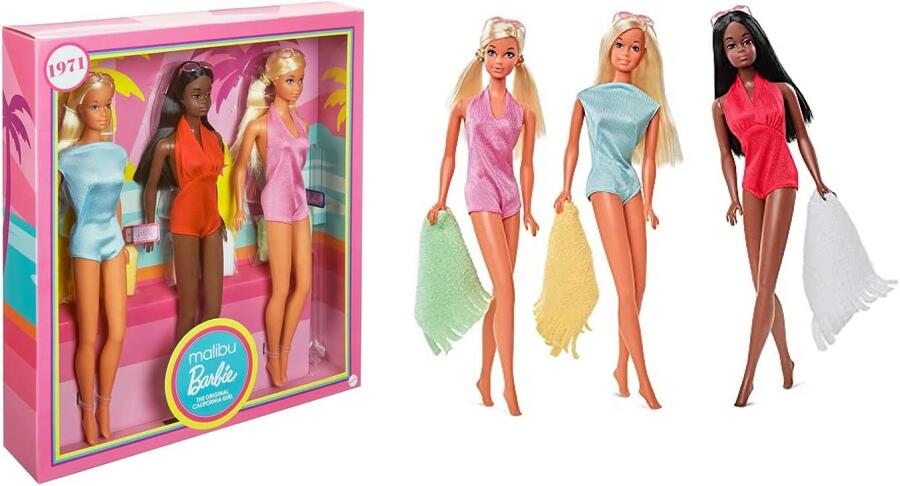 Barbie Malibu 1971 da collezione (scatola lievemente rovinata) - Mattel - GTJ86 