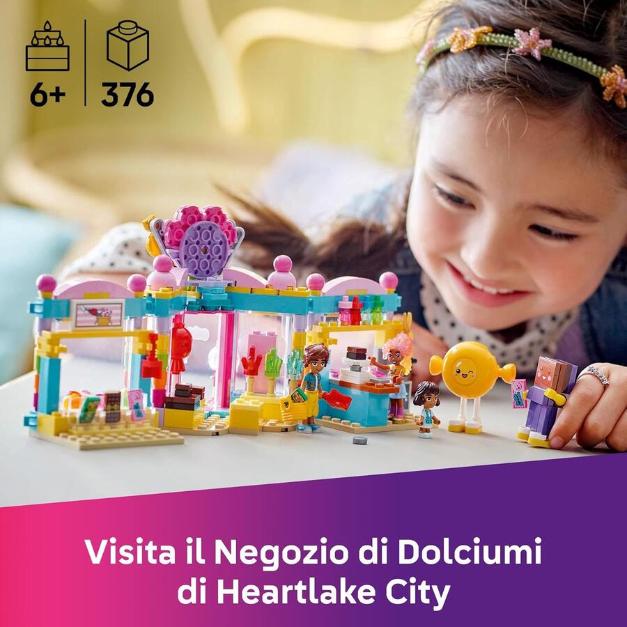 Lego Friends negozio di dolciumi di Heartlake City - 42649 - 6+