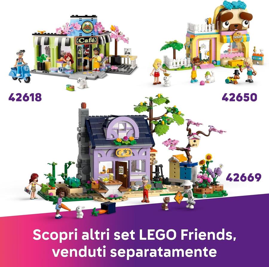 Lego Friends negozio di dolciumi di Heartlake City - 42649 - 6+