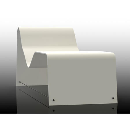 Chaise longue in Corian