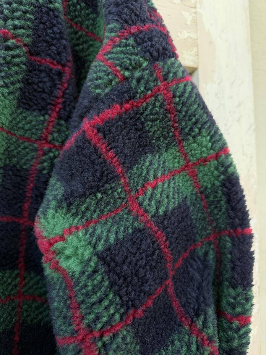 Kimono teddy quadri verdi