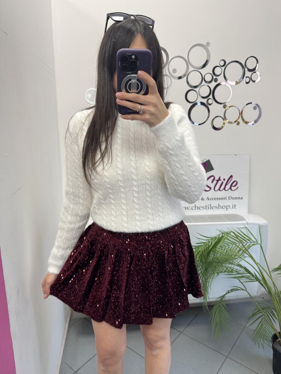 NOVITÀ Pull treccia misto lana