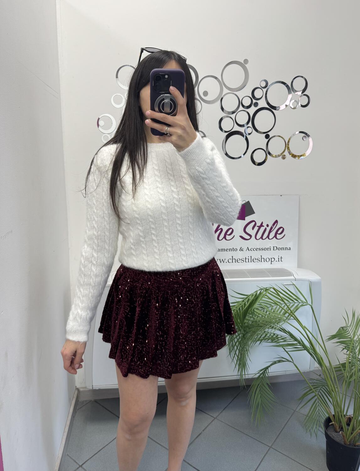 NOVITÀ Pull treccia misto lana