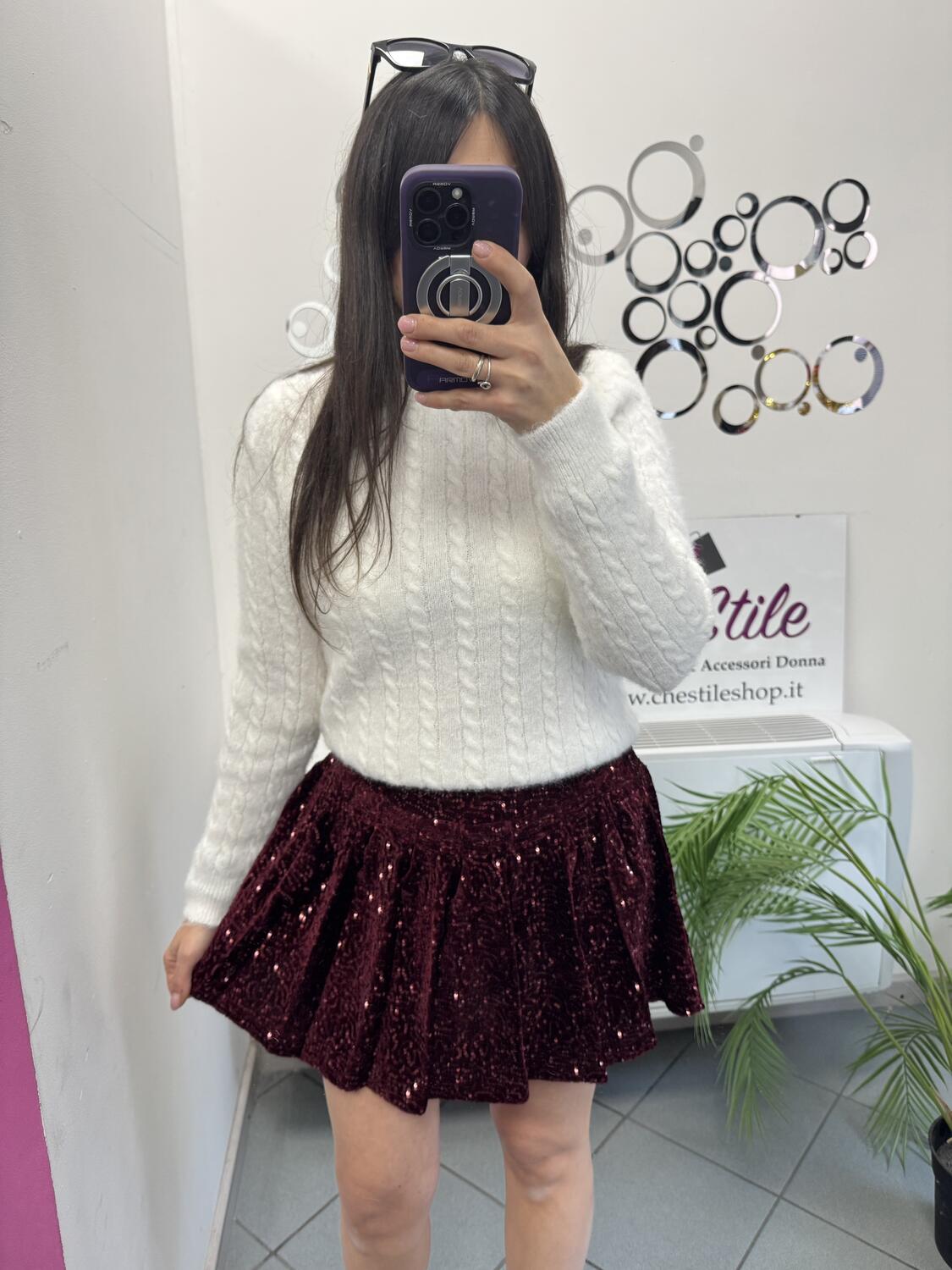 NOVITÀ Pull treccia misto lana