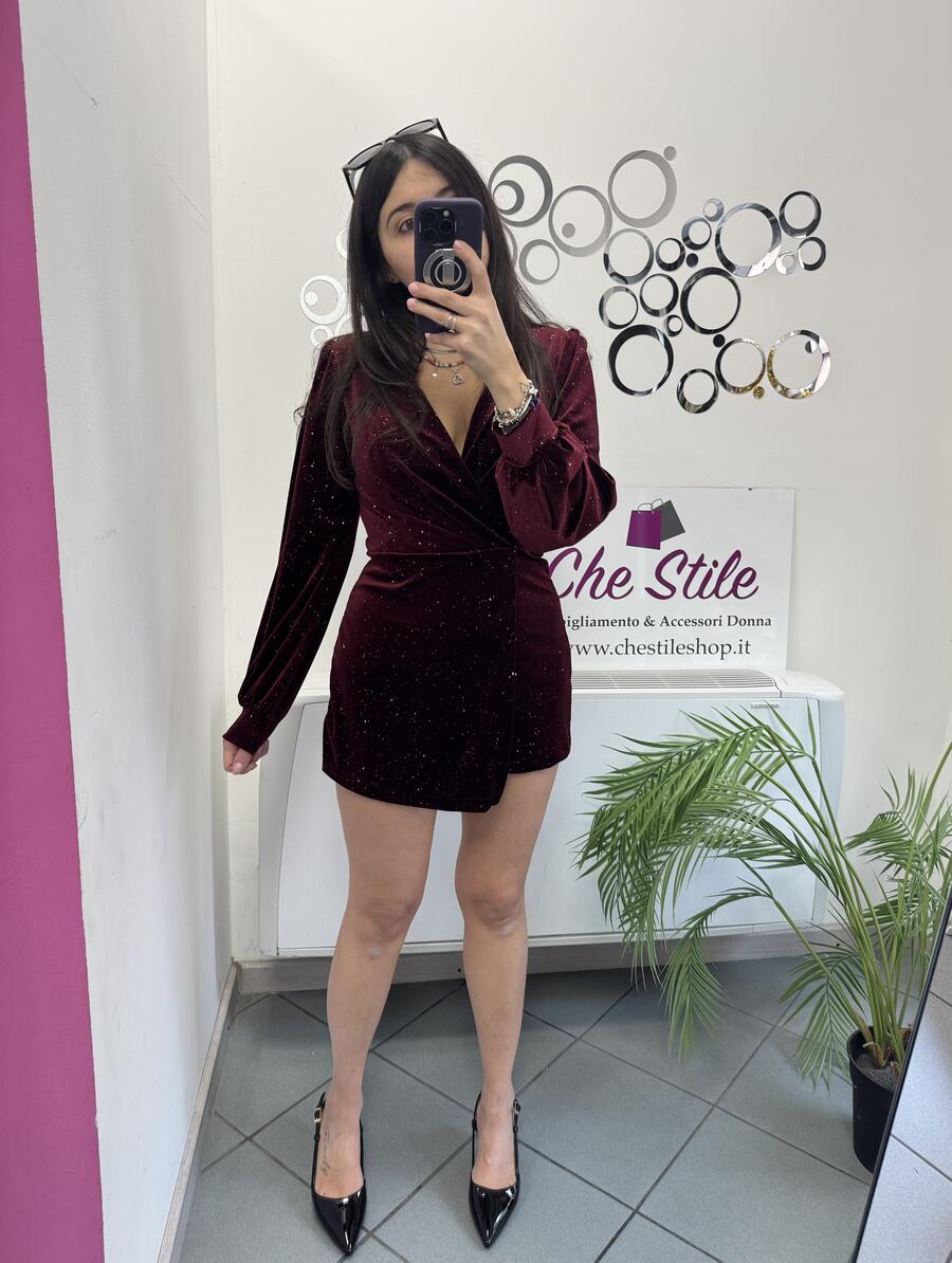 NOVITÀ Tutina in velluto brillantini 