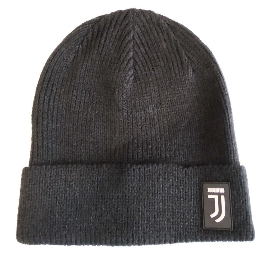 Cappello Zuccotto Juventus Uomo Berretto Juve Fans BiancoNeri Originale 131454