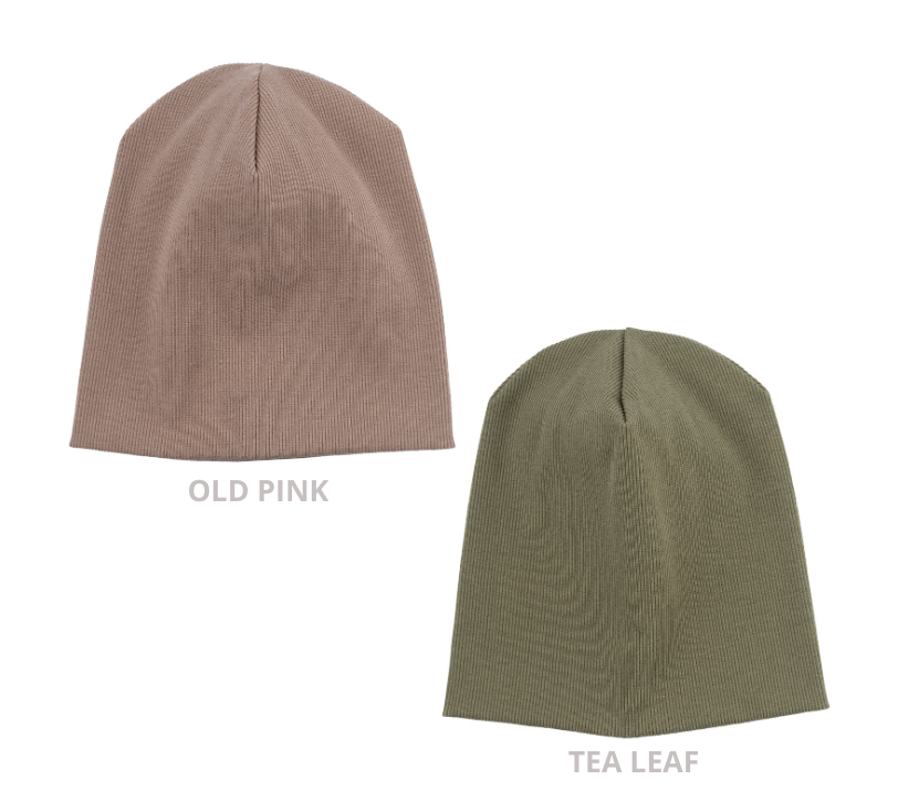 Berretto a doppia costola in cotone biologico GOTS - 1-3 anni - Colori assortiti