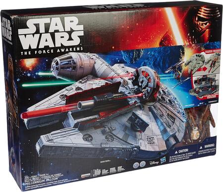 Star Wars The Force Awakens Battle Action Millenium Falcon (scatola rovinata) - Hasbro - 3678 - 4+