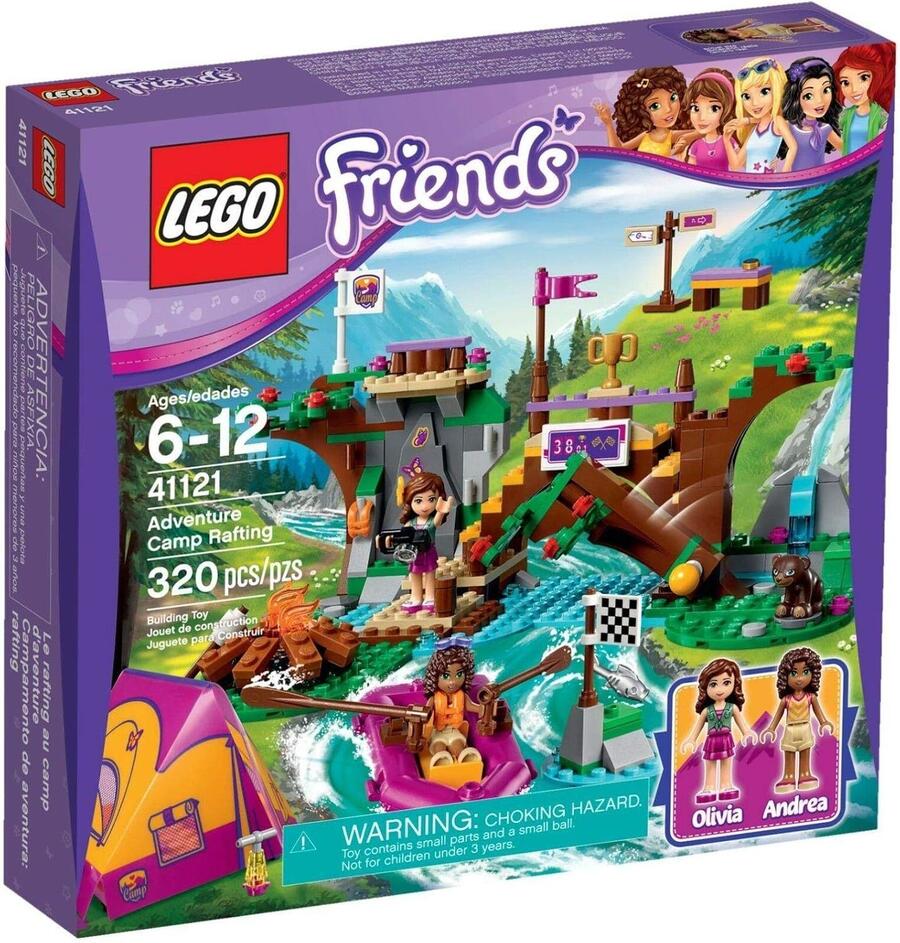 Lego Friends Rafting al campo avventure - 41121 - 6/12 anni