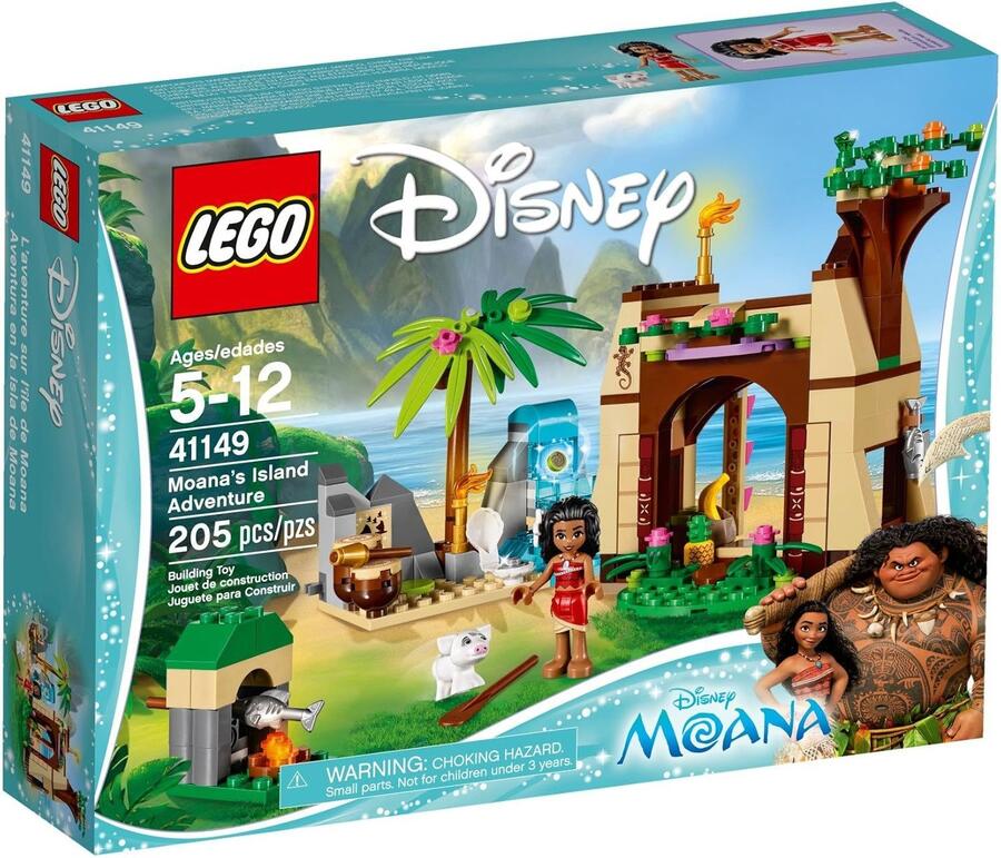 Lego disney Princess avventura sull'isola di Vaiana - 41149 - 5/12 anni