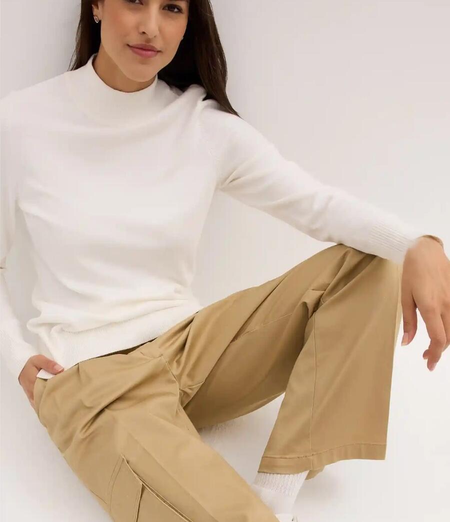 Maglia lana rasta mezzo collo autunno/inverno vari colori