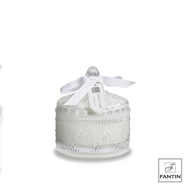 Fantin - Cera Profumata Bianca Cm.Ø8,5x10