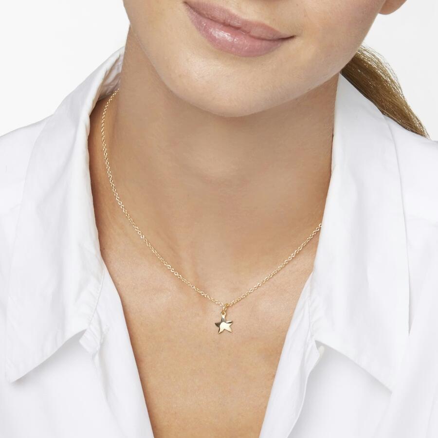 DoDo Ciondolo Stellina in Oro Giallo 