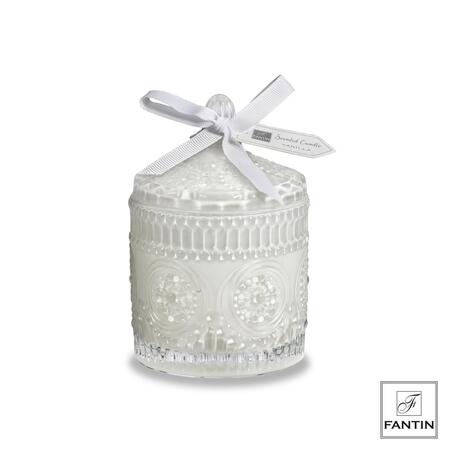 Fantin - Cera Profumata Bianca Cm.Ø8,5x13
