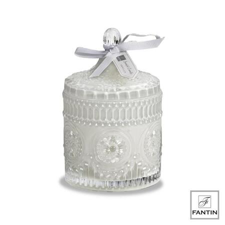 Fantin - Cera Profumata Bianca Cm.Ø10,5x17