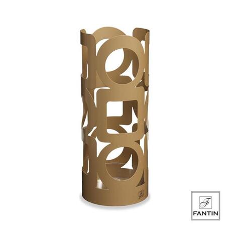 Fantin - Porta Ombrelli Geometria Bronzo Cm.19,5x19,5xh49