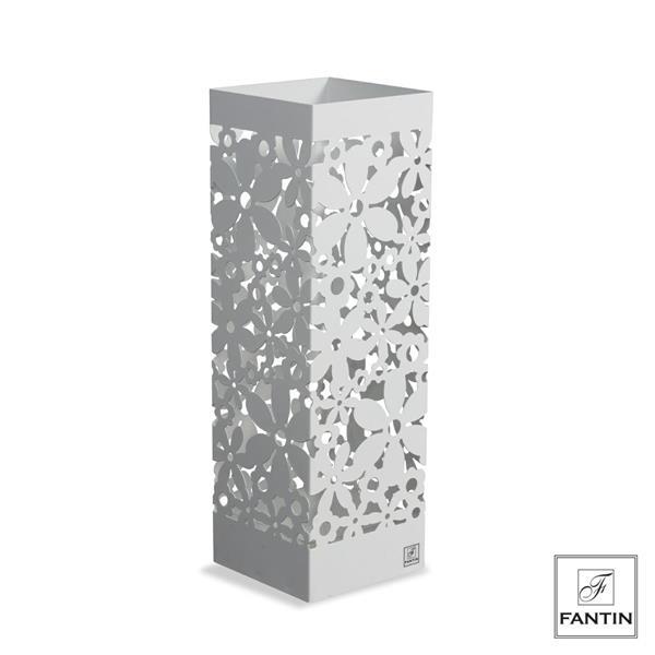 Fantin - Porta Ombrelli Margherite Bianco Cm.15,5x15,5xh49