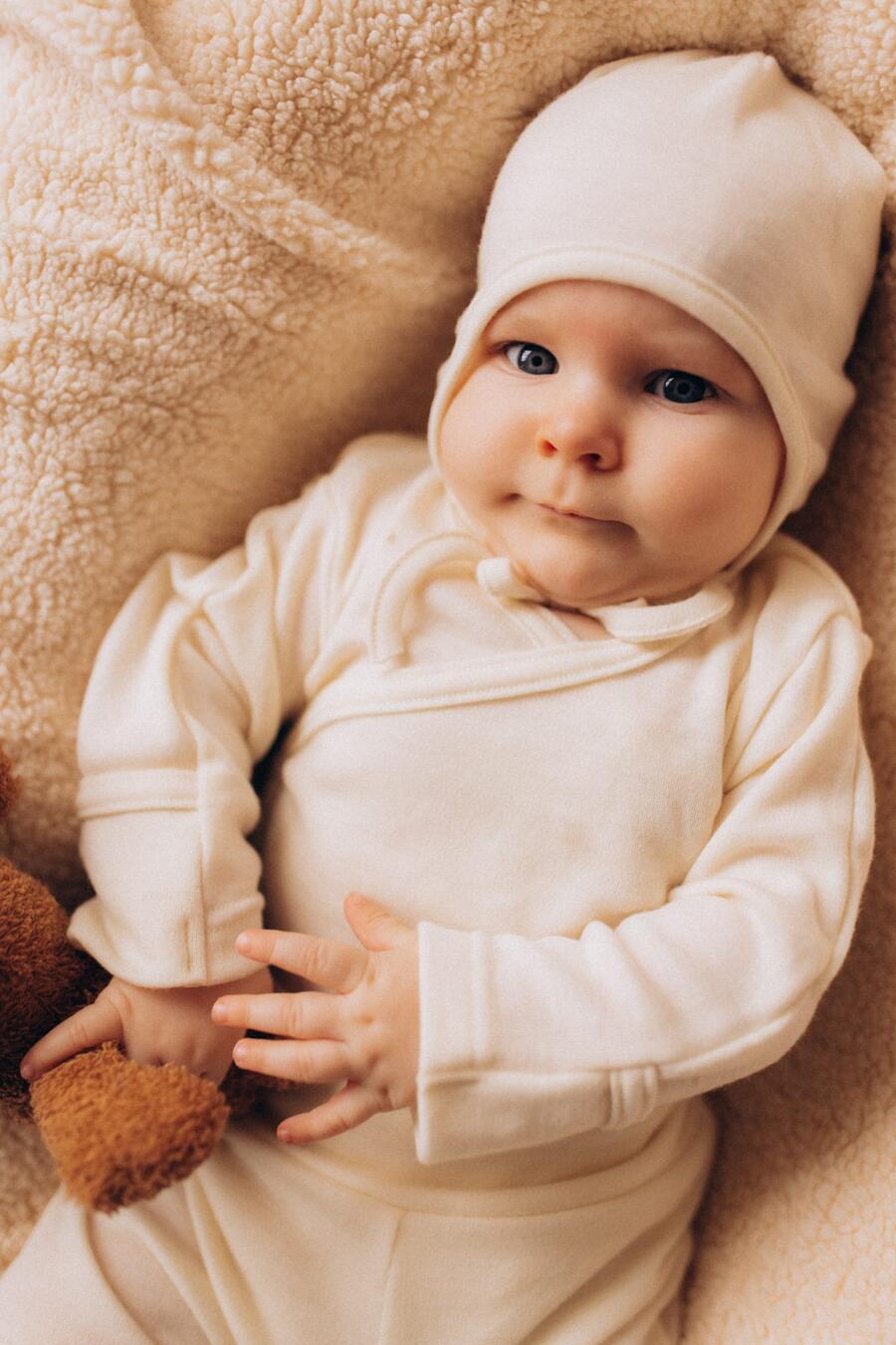 Cappello Neonato in Lana Merino e Seta | Caldo e Morbido