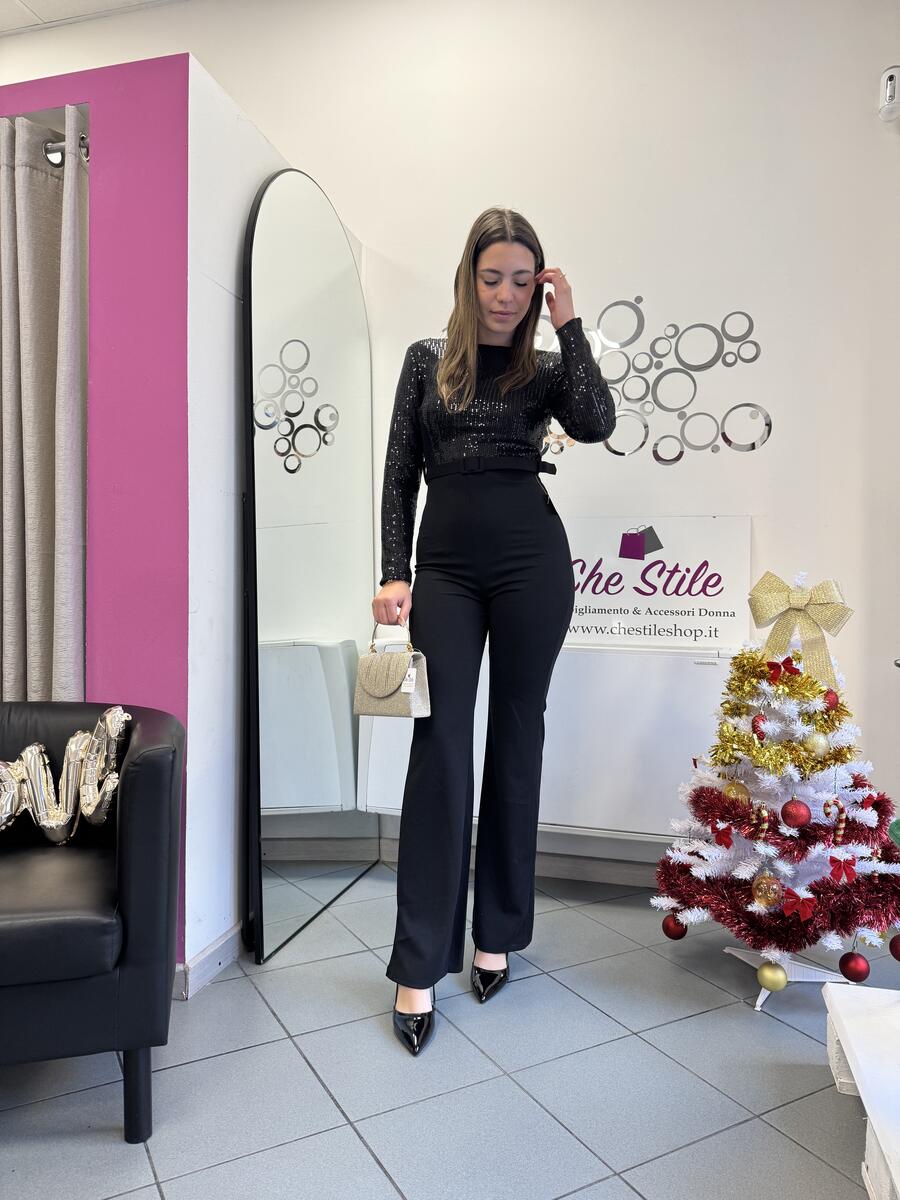 NOVITÀ Jumpsuit con parte superiore in paillettes