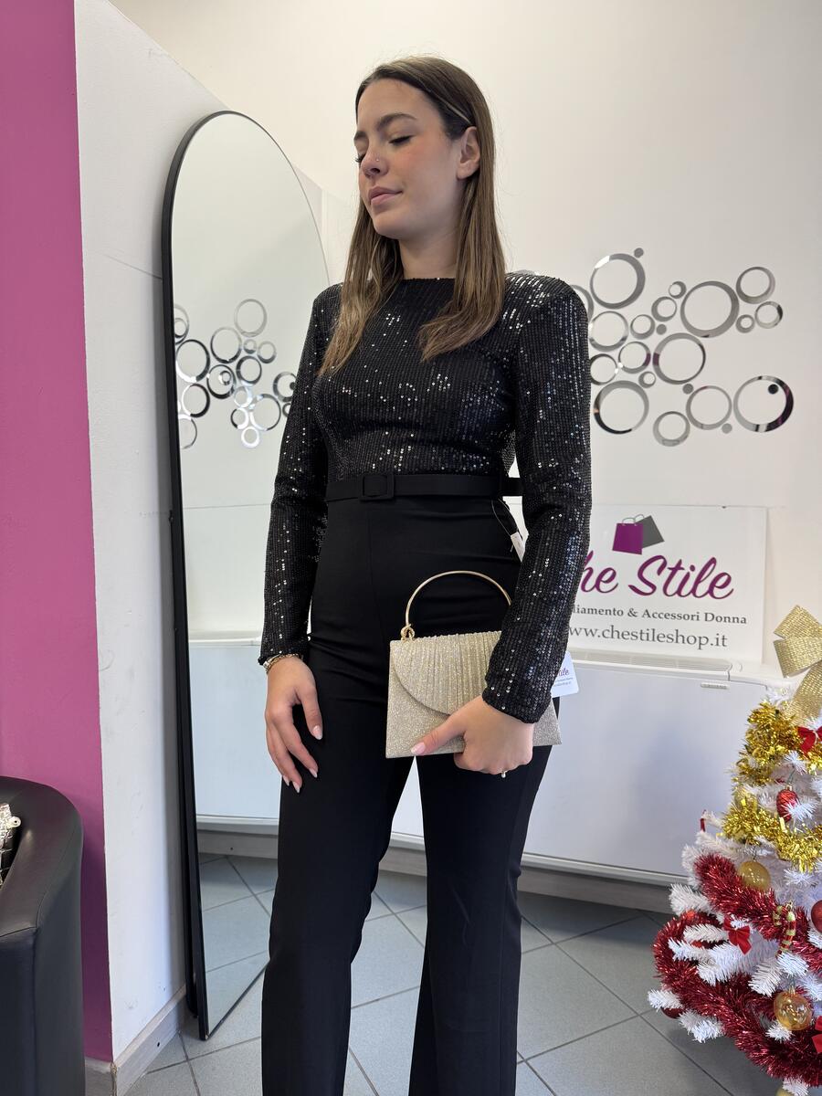 NOVITÀ Jumpsuit con parte superiore in paillettes