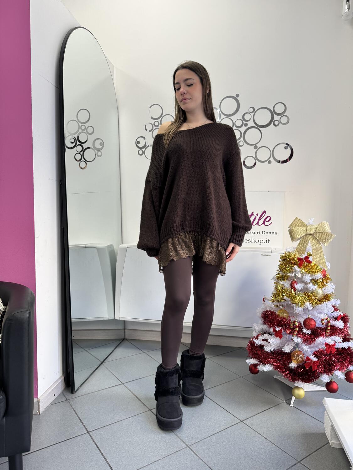 NOVITÀ Leggings marrone
