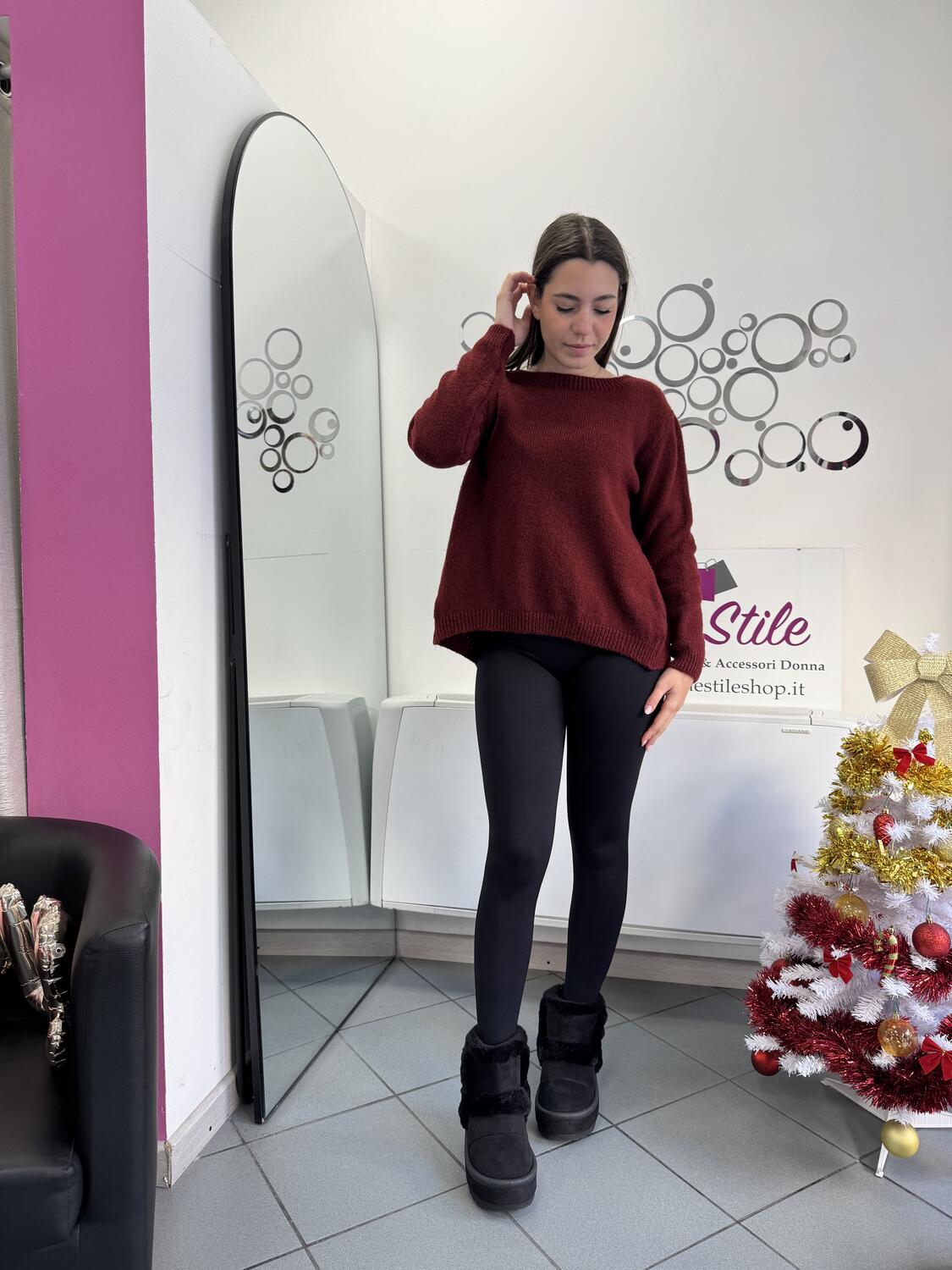 NOVITÀ Pull fiocchi in raso sul retro