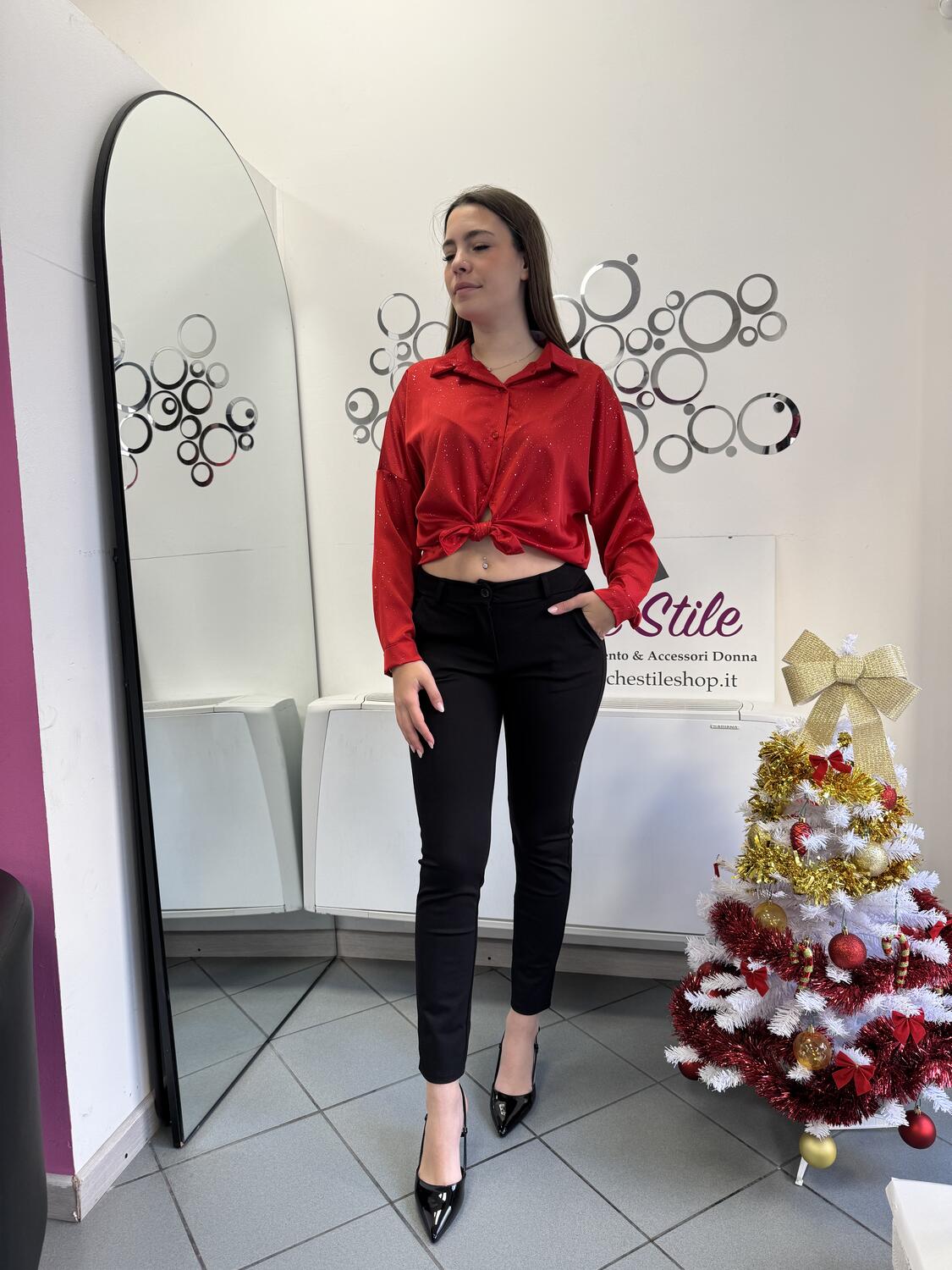 NOVITÀ Camicia morbida brillantinata