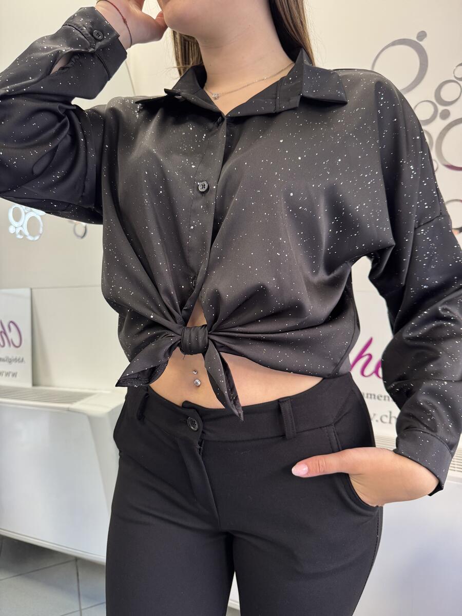 NOVITÀ Camicia morbida brillantinata