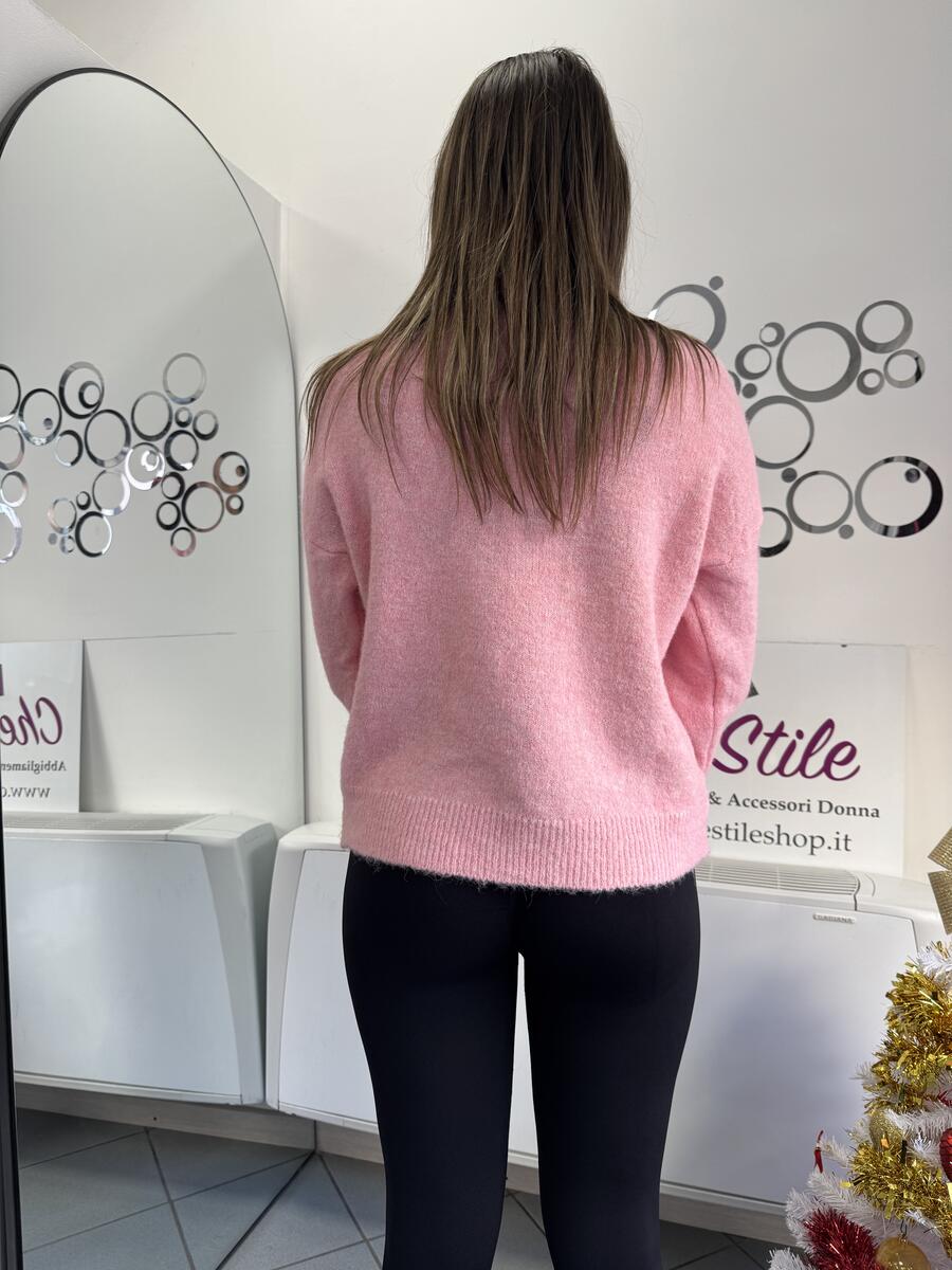 NOVITÀ Pull girocollo rombo 