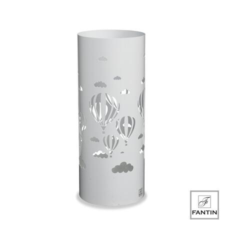 Fantin - Porta Ombrelli Mongolfiere Bianco Cm.19,5x19,5xh49