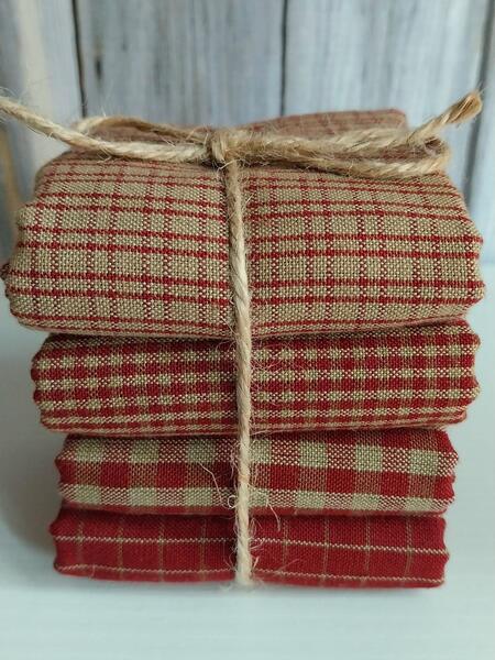 Little pack tinti in filo  'Lampone'- 4 tagli da 20x110 cm