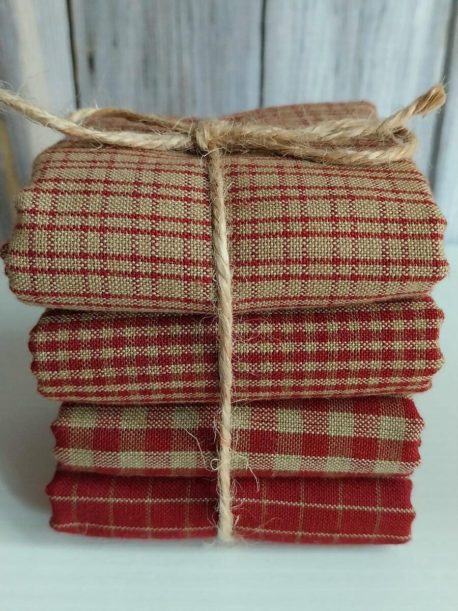 Little pack tinti in filo  'Lampone'- 4 tagli da 20x110 cm