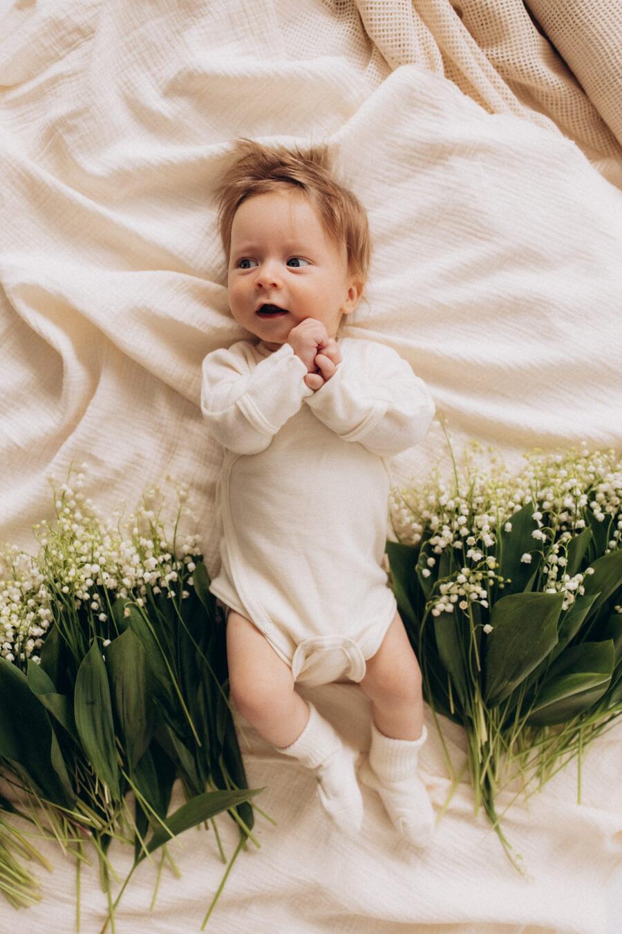 Body avvolgente maniche lunghe in lana merino e seta – Wooly Organic