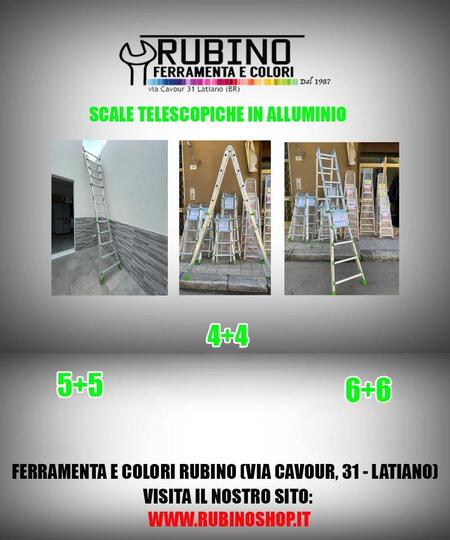 Scala Telescopica Plus Made in Italy - Scalificio Cannarozzi