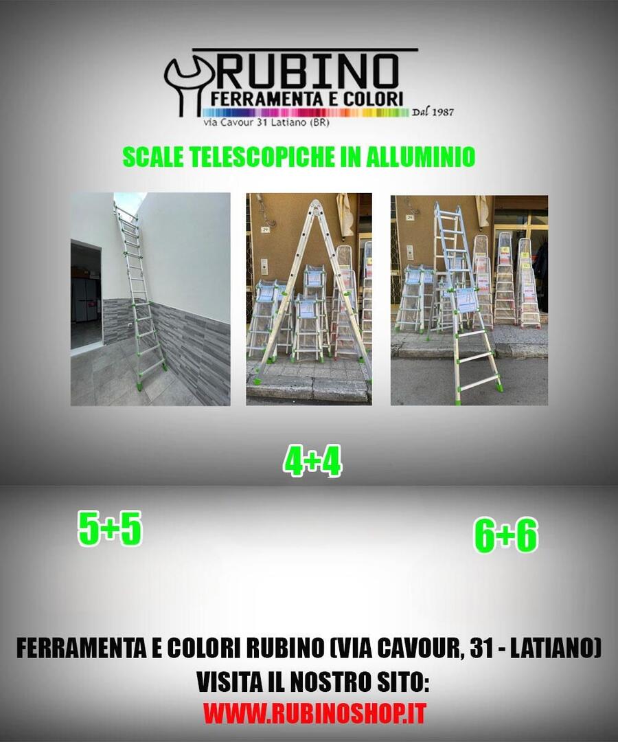 Scala Telescopica Plus Made in Italy - Scalificio Cannarozzi