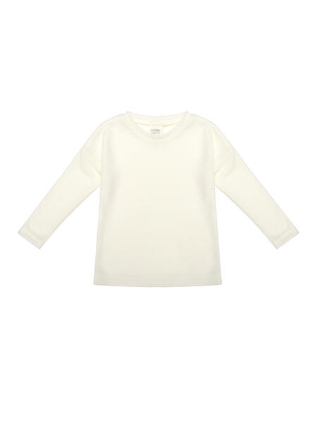 Maglia a maniche lunghe in lana merino e seta – Comfort naturale per bambini