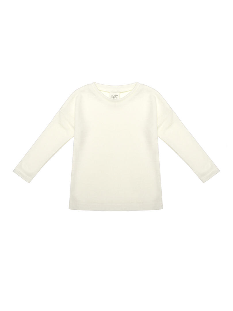 Maglia a maniche lunghe in lana merino e seta – Comfort naturale per bambini