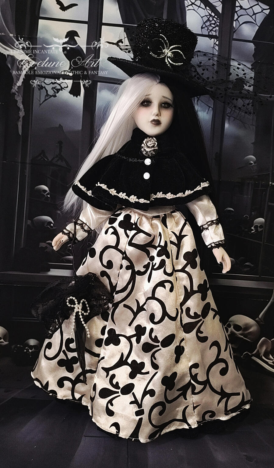 Adrastea Bambola Gotica Vittoriana 