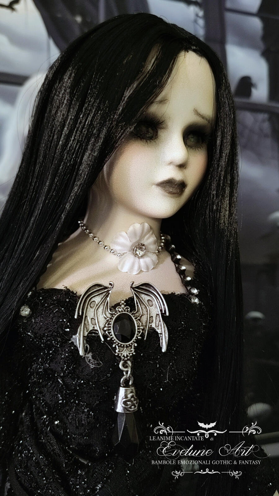 Elke Bambola Gotica Vittoriana 