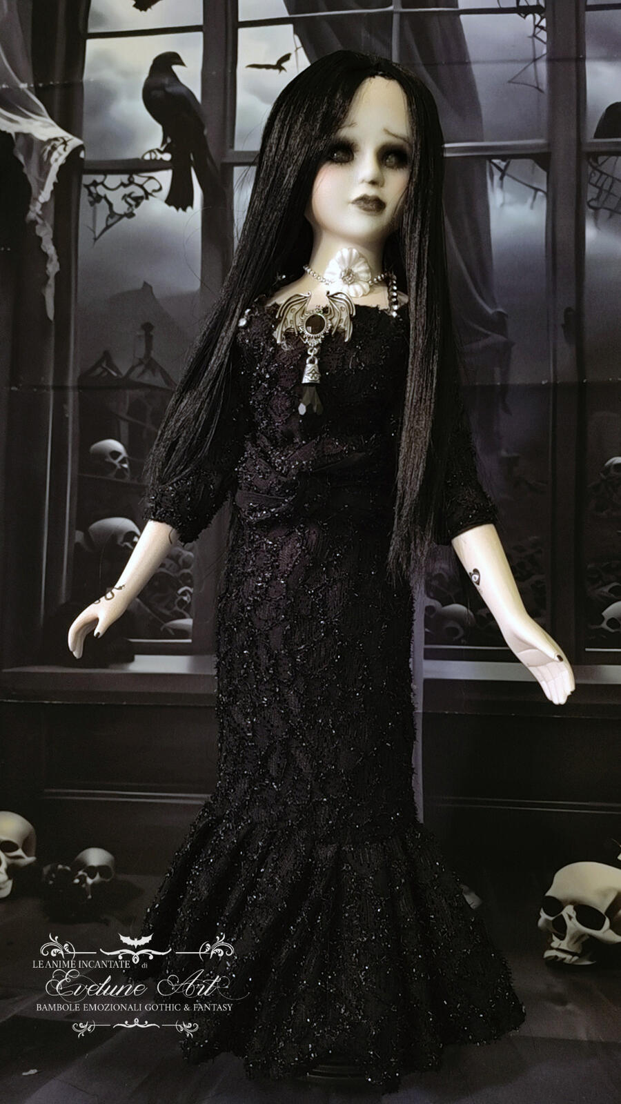 Elke Bambola Gotica Vittoriana 