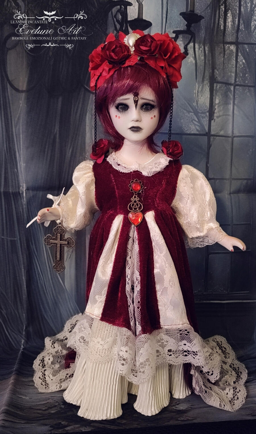 Lorain la Ribelle Bambola Gotica Vittoriana 