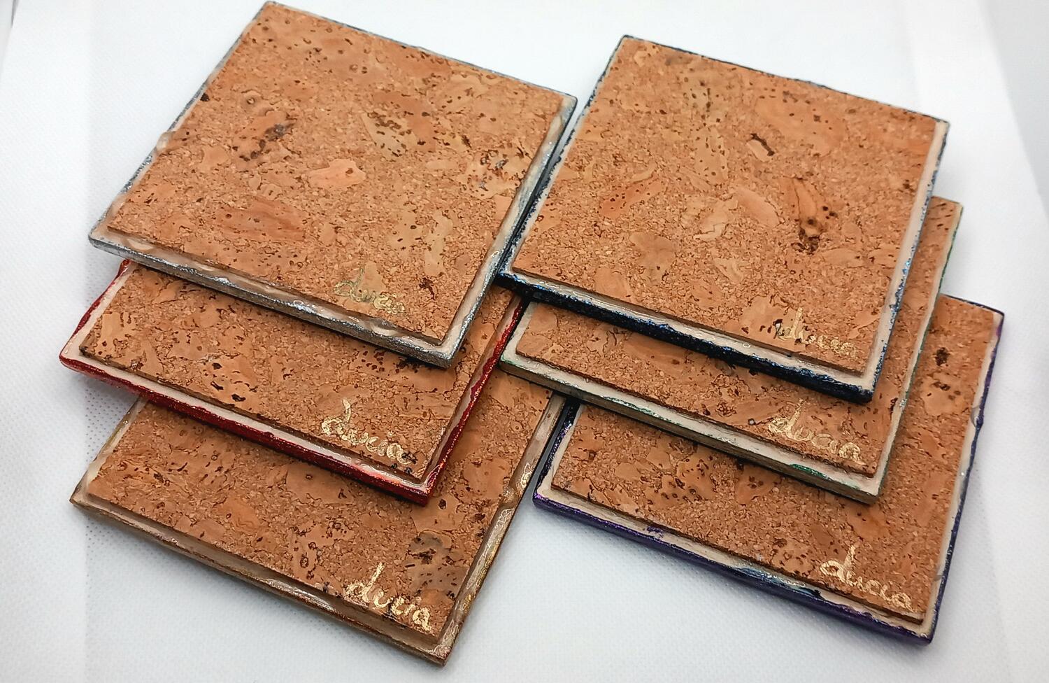 Sottobicchieri Ceramica Cuore