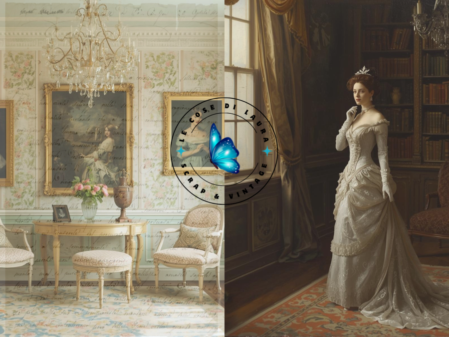 Victorian Rose Junk Journal kit digitale