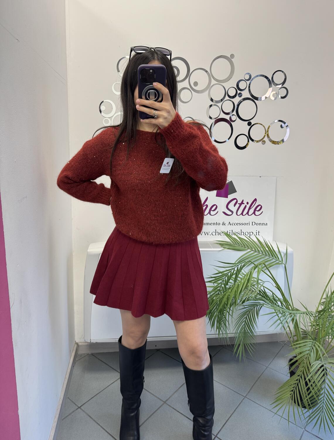 NOVITÀ Pull morbido lurex in misto lana