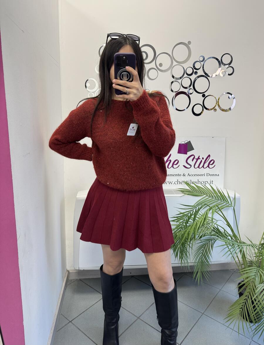 NOVITÀ Pull morbido lurex in misto lana