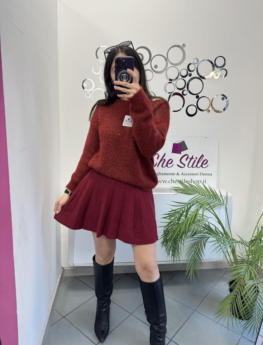 NOVITÀ Pull morbido lurex in misto lana