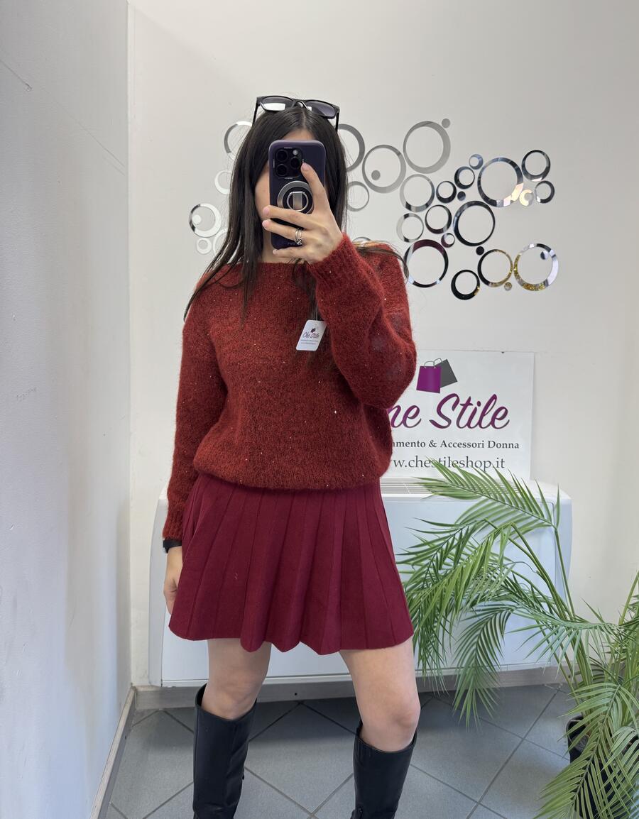 NOVITÀ Pull morbido lurex in misto lana