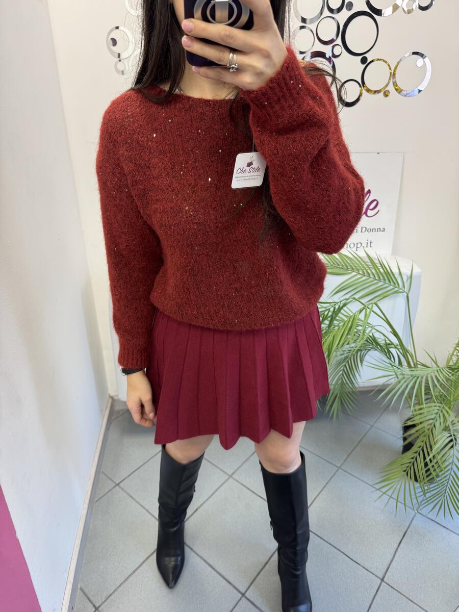 NOVITÀ Pull morbido lurex in misto lana