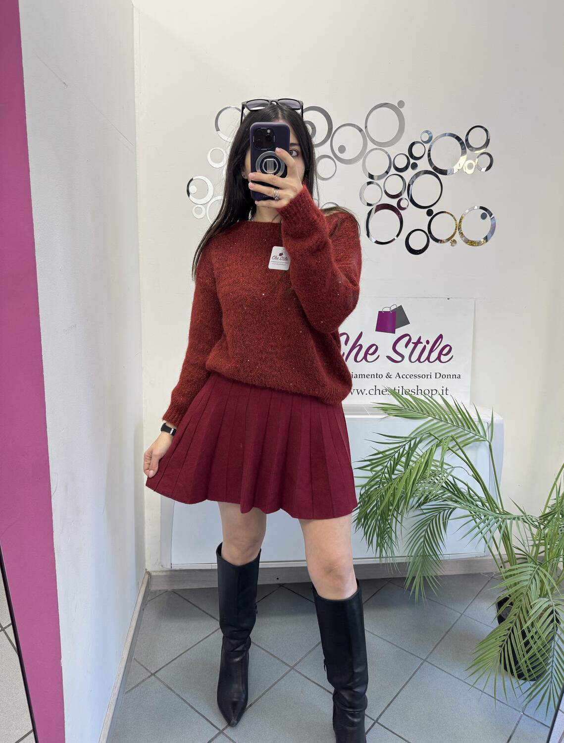 NOVITÀ Pull morbido lurex in misto lana