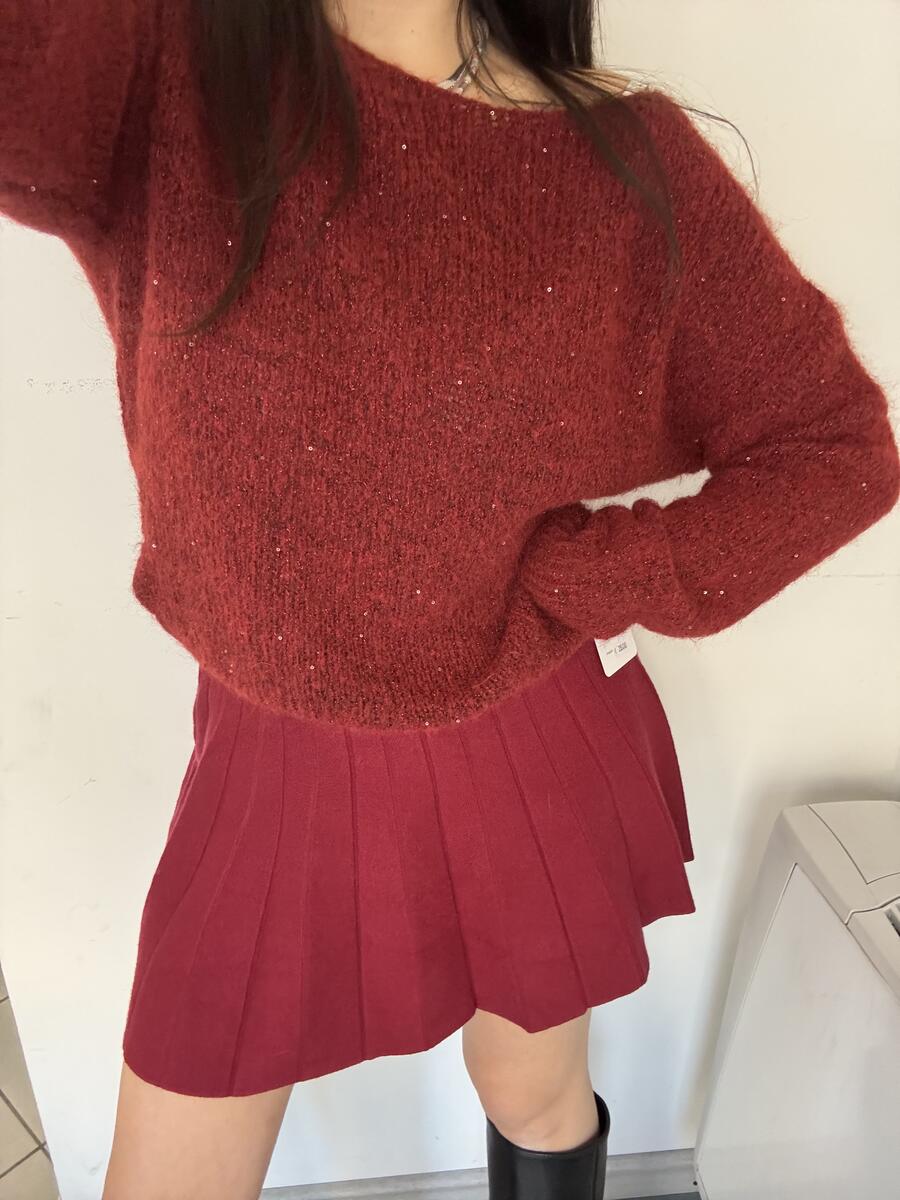 NOVITÀ Pull morbido lurex in misto lana